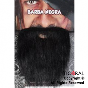 BARBA NEGRA CON BIGOTE x 1